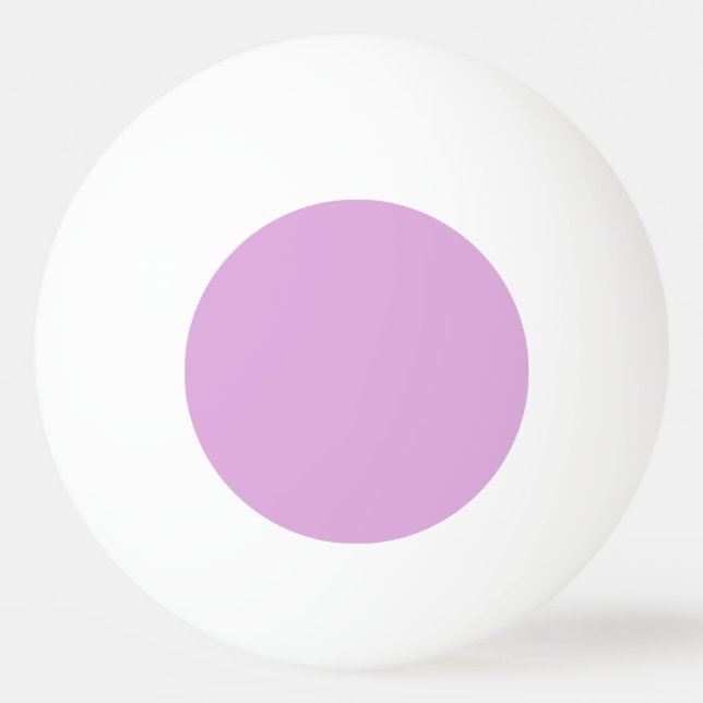 Balle De Ping Pong Couleur violet pastel solide | Hex# DEA8DD (Devant)