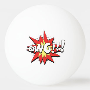 Balle De Ping Pong Coup comique d'art de bruit !