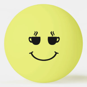 Balle De Ping Pong Coupe de café sourire