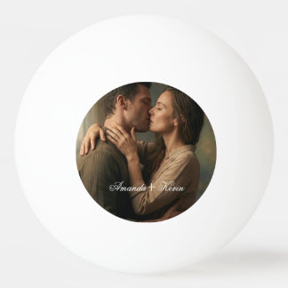 Balle De Ping Pong Couple Picture & Custom Name