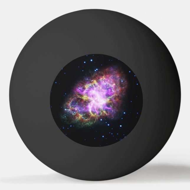 Balle De Ping Pong Crabe Nebula Supernova Remnant Hubble Composite (Devant)
