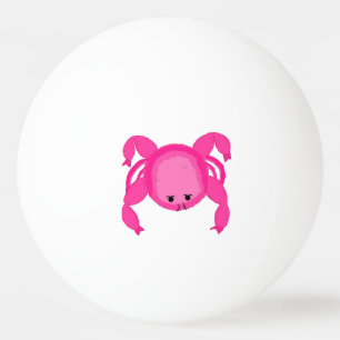 Balle De Ping Pong Crabe rose