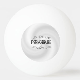 Balle De Ping Pong Créez votre propre conception personnalisée