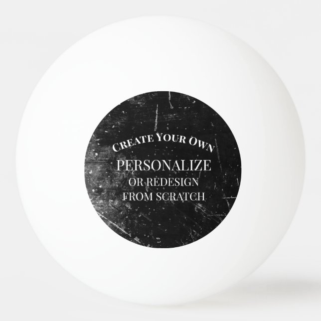 Balle De Ping Pong Créez votre propre Customisé (Devant)
