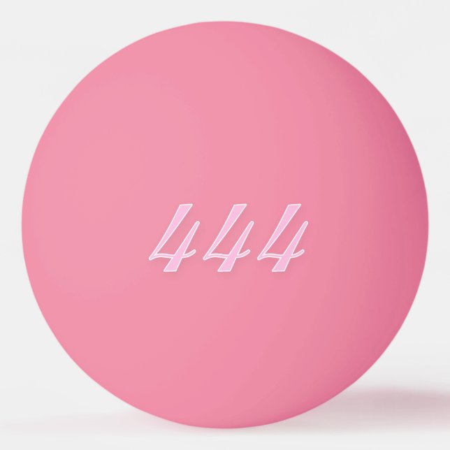 Balle De Ping Pong Créez votre propre Hot Pink 444 (Devant)