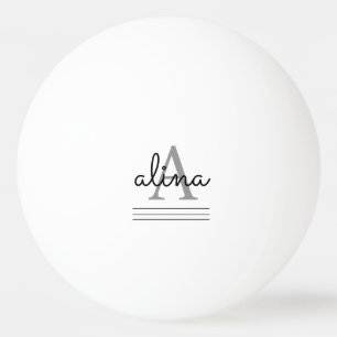 Balle De Ping Pong Créez Votre Propre Monogramme Personnalisé