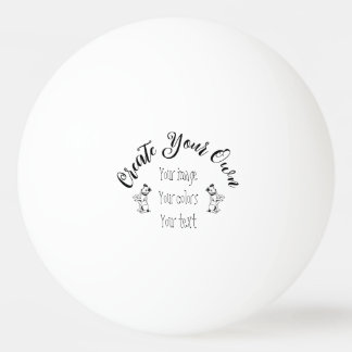 Balle De Ping Pong Créez votre propre personnalisation