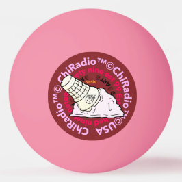 Balle De Ping Pong Crème glacée ChiRadioLLC ™