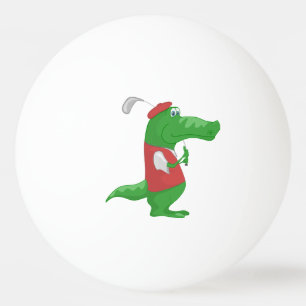 Balle De Ping Pong Crocodile Jouer au golf