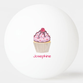 Balle De Ping Pong Cupcakes au Berry Rose