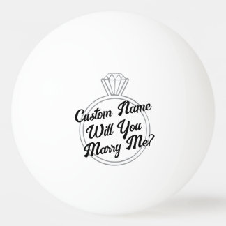 Balle De Ping Pong Custom Ping Pong Ball Proposal Engagement Gift