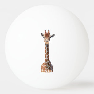 Balle De Ping Pong Cute giraffe face
