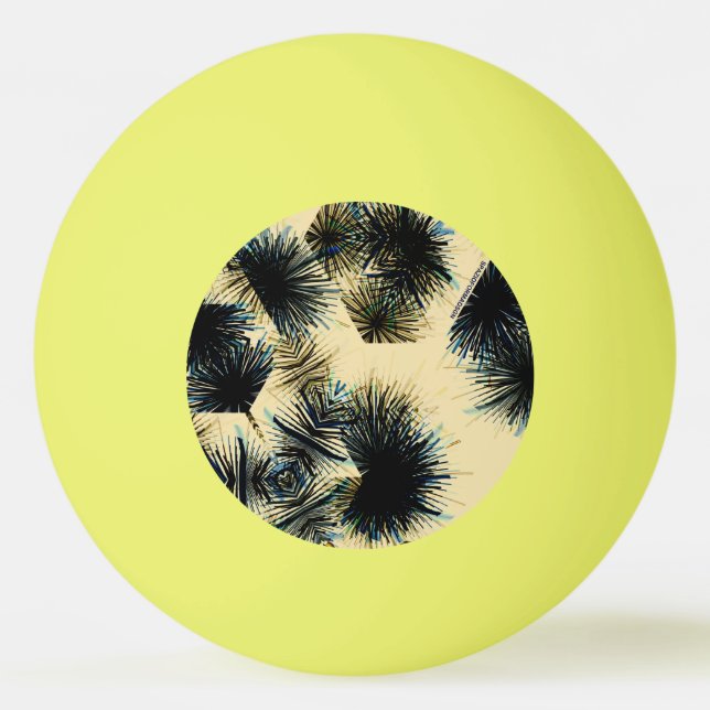 Balle De Ping Pong Dans l'ombre de la couleur beige (Dos)