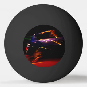 Balle De Ping Pong danse de voiture violette