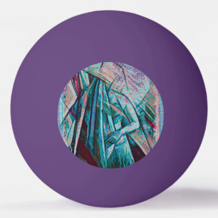 Balle De Ping Pong Danseur de ventre Art Déco Cubiste