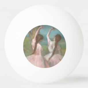Balle De Ping Pong Danseurs en Pink Edgar Degas