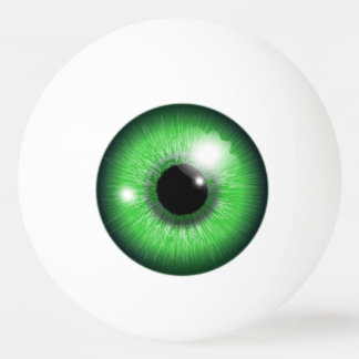 Balle De Ping Pong Déplaisant Green Eyeball Iris Funny Table Ball