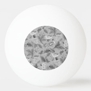 Balle De Ping Pong Design arrière - plan gris-blanc mignon