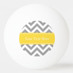 Balle De Ping Pong Dk Gray White LG Chevron Pineapple Nom monogram