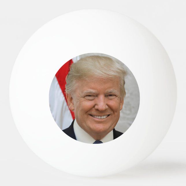 Balle De Ping Pong Donald Trump (Devant)