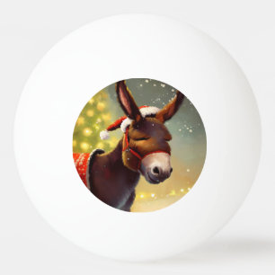 Balle De Ping Pong Donkey de Noël (4)