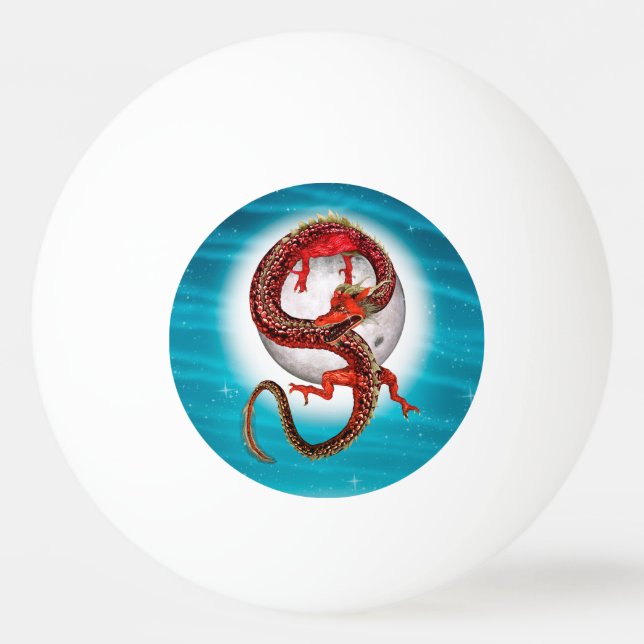Balle De Ping Pong Dragon de l'Est - Mythique Créature Imaginaire (Devant)