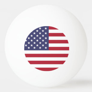 Balle De Ping Pong Drapeau américain américain