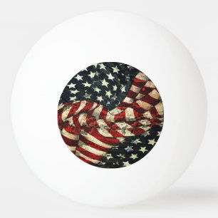 Balle De Ping Pong Drapeau américain-Camouflage par Shirley Taylor