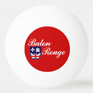 Balle De Ping Pong Drapeau de Baton Rouge, Balle de Ping-Pong Louisia