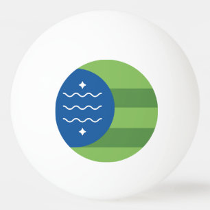 Balle De Ping Pong Drapeau de Bellingham, Washington