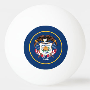 Balle De Ping Pong Drapeau de l'État de l'Utah