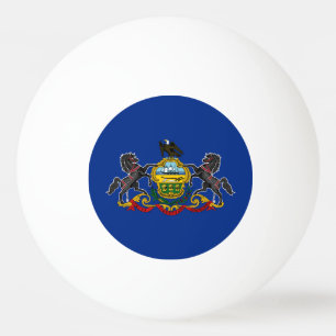 Balle De Ping Pong Drapeau de l'État de Pennsylvanie
