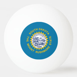 Balle De Ping Pong Drapeau de l'État du Dakota du Sud
