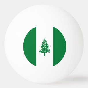 Balle De Ping Pong Drapeau de l'île Norfolk