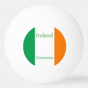 Balle De Ping Pong Drapeau de l'Irlande Thunder_Cove