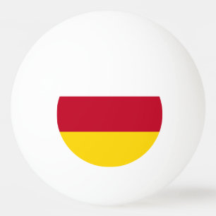 Balle De Ping Pong Drapeau de l'Ossétie du Nord