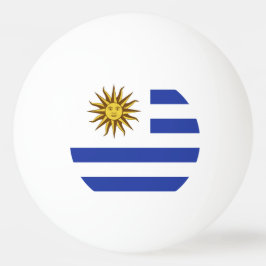 Balle De Ping Pong drapeau de l'Uruguay