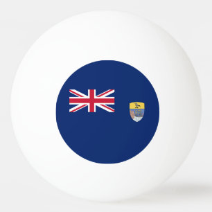 Balle De Ping Pong Drapeau de Sainte-Hélène