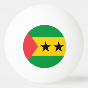 Balle De Ping Pong Drapeau de Sao Tomé-et-Principe