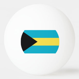 Balle De Ping Pong Drapeau des Bahamas