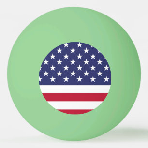 Balle De Ping Pong Drapeau des États-Unis d'Amérique