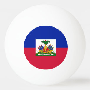 Balle De Ping Pong Drapeau d'Haïti