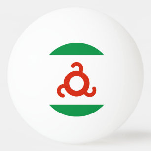 Balle De Ping Pong Drapeau d'Ingushetia