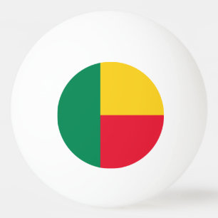 Balle De Ping Pong Drapeau du Bénin patriotique