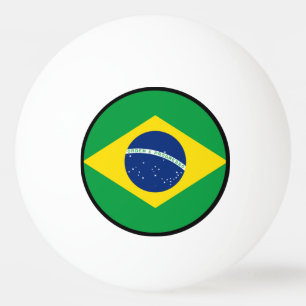 Balle De Ping Pong Drapeau du Brésil, brésilien