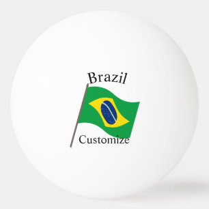 Balle De Ping Pong Drapeau du Brésil Thunder_Cove