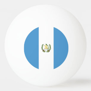 Balle De Ping Pong Drapeau du Guatemala