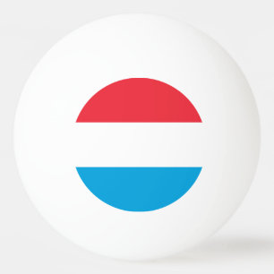 Balle De Ping Pong Drapeau du Luxembourg