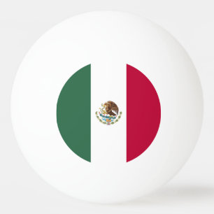 Balle De Ping Pong Drapeau du Mexique