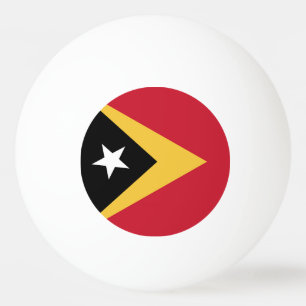 Balle De Ping Pong Drapeau du Timor oriental
